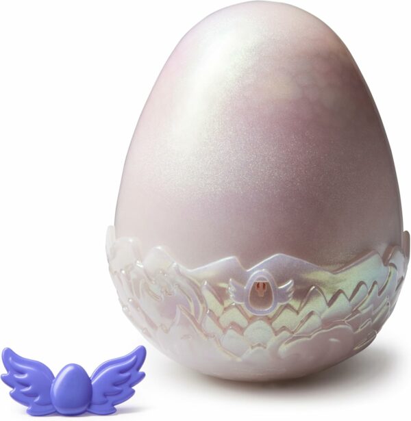 HATCHIMALS Alive, Uovo Mystery Hatch Draggle interattivo, Spin Master 6069282 - immagine 3