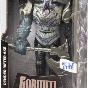 Gormiti THE NEW ERA -Cattivo Baron Durghon Nemico, Action Figure Villain, Rivale Con Arma Ascia Squarciamondi, 27 Cm Articolato, Giochi Preziosi GRV09401
