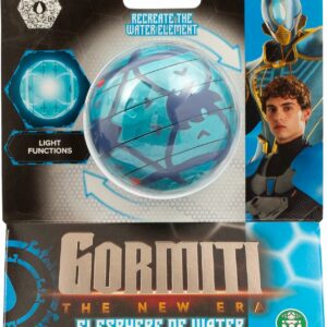 Gormiti THE NEW ERA - Elesfera Del Clan Dell'Acqua Carter, Ricrea L'Elemento Acqua Ruotando Gli Anelli E La Sfera Si Illuminerà, Giochi Preziosi GRV01000