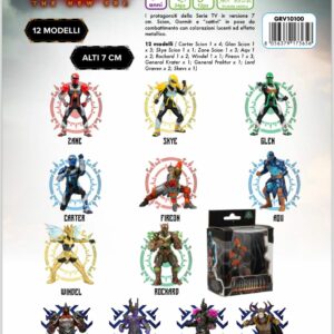 Gormiti New Era, assortimento 7 cm ass.A - GRV10100-  I leggendari Gormiti 12 pezzi