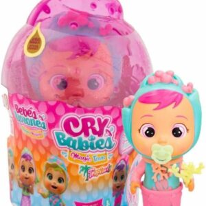 Cry Babies Magic Tears Tropical Shiny Shells Kai , Piange Lacrime Schiumose, IMC Toys 910294