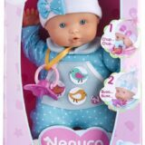 Nenuco, Bambola Che Piange 2 Funzioni, 30 cm, Azzurro, Famosa 700012663