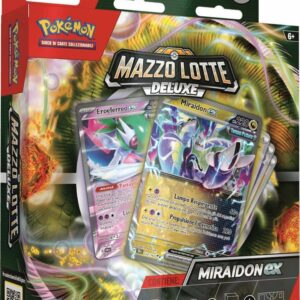 Pokémon Mazzo lotte Deluxe Miraidon EX, originale, edizione in italiano 2024