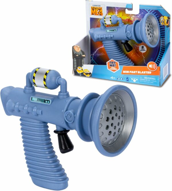 Minions - Mini Fart Blaster da Cattivissimo Me 4, 8 effetti sonori, Giochi Preziosi MN402000