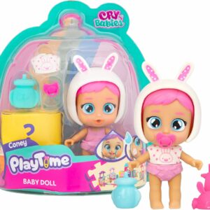 Cry Babies Playtime Coney 8,5 cm, piange lacrime vere, IMC Toys 923065