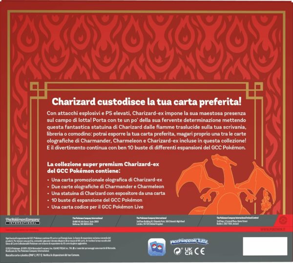 Pokémon Collezione Super Premium Charizard EX, originale, edizione in italiano 2024 - immagine 2
