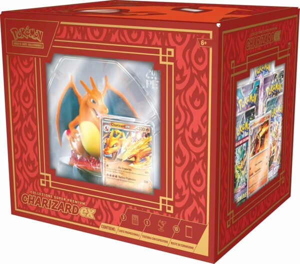 Pokémon Collezione Super Premium Charizard EX, originale, edizione in italiano 2024