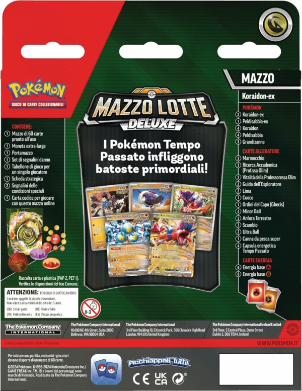 Pokémon Mazzo lotte Deluxe Koraidon EX, originale, edizione in italiano 2024 - immagine 3
