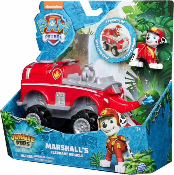 Paw Patrol Jungle, Veicolo Elefante di Marshall, Spin Master 6067759