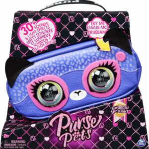 Purse Pets Savannah Spotlight, Marsupio Interattivo luci e suoni, Spin Master 6066544