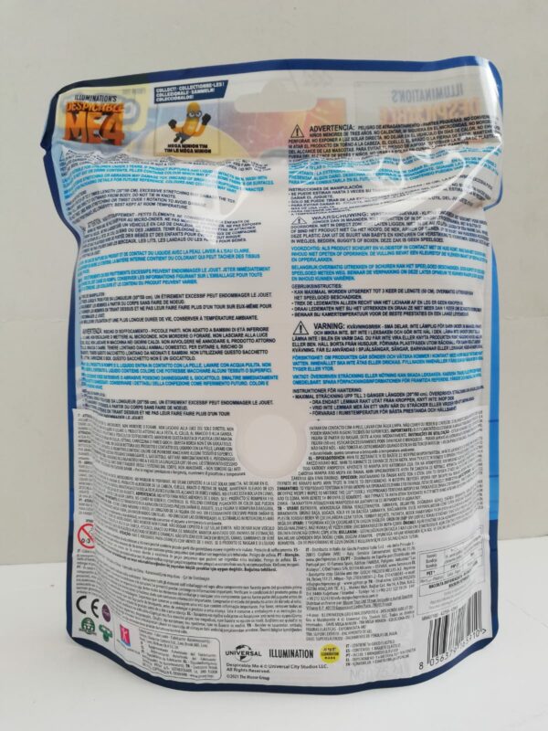 Minions - Personaggio Stretch DAVE 15 Cm Cattivissimo Me 4, Si Allunga fino a 3 volte la sua dimensione, Giochi Preziosi MN407100 - immagine 3