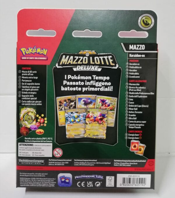 Pokémon Mazzo lotte Deluxe Koraidon EX, originale, edizione in italiano 2024 - immagine 2
