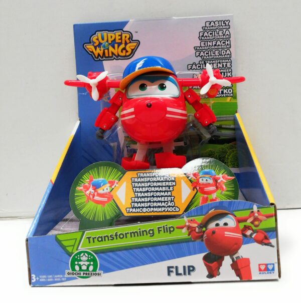 SUPER WINGS Flip 12, 5 CM trasformabile , Giochi Preziosi