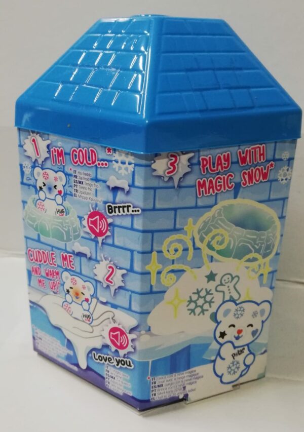 Coccolotti Polar Bear, Orsetto Freezy con Voce, Suoni e Neve Magica, Giochi Preziosi CCL21000 - immagine 2
