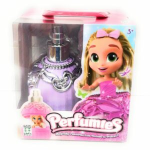 Perfumies boccetta color viola trasformabile in bambolina con accessori - Grandi Giochi PEF00000