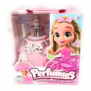 Perfumies boccetta color rosa trasformabile in bambolina con accessori - Grandi Giochi PEF00000