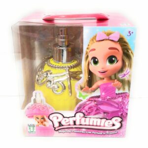Perfumies boccetta color giallo trasformabile in bambolina con accessori - Grandi Giochi PEF00000