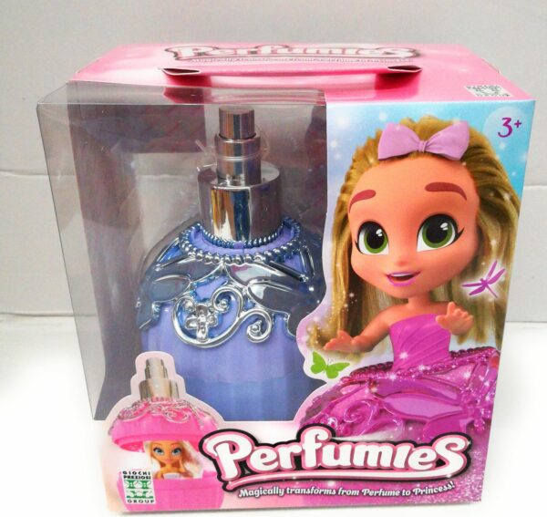 Perfumies boccetta color cobalto trasformabile in bambolina con accessori - Grandi Giochi PEF00000