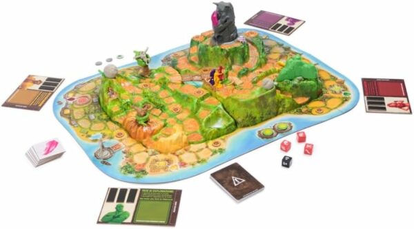 Jumanji Stampede Game, Fuga Selvaggia, il classico gioco da tavolo, Spin Master 6070931 - immagine 2