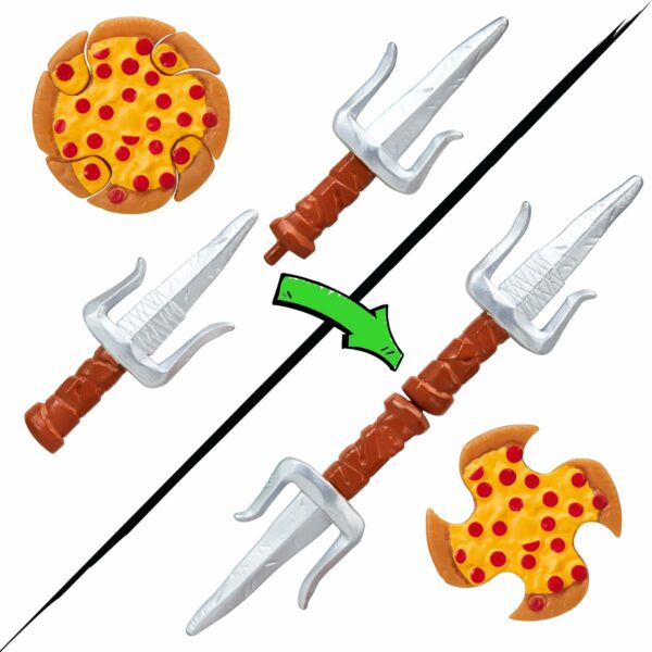 Tartarughe Ninja, Raffaello Trasformabile 15 cm, Giochi Preziosi TU838000 - immagine 3