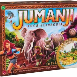 Jumanji Stampede Game, Fuga Selvaggia, il classico gioco da tavolo, Spin Master 6070931