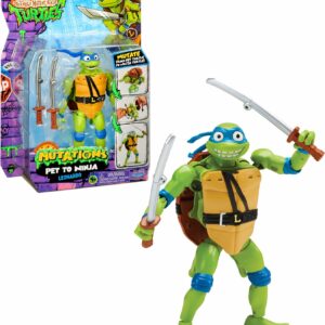 Tartarughe Ninja, Leonardo Trasformabile 15 cm, Giochi Preziosi TU838000