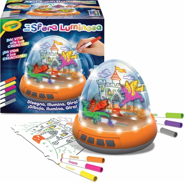 CRAYOLA 25-5985- Sfera Luminosa disegnabile