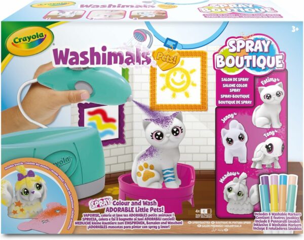 Crayola 74-7517 - Washimals pets- spray boutique - immagine 2