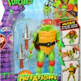 Tartarughe Ninja, Raffaello Trasformabile 15 cm, Giochi Preziosi TU838000