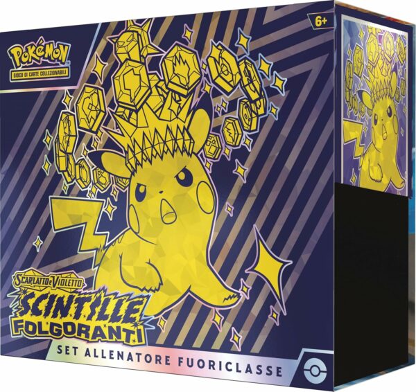 Pokémon, set Allenatore Fuoriclasse dell’espansione Scarlatto e Violetto Scintille Folgoranti, edizione italiano