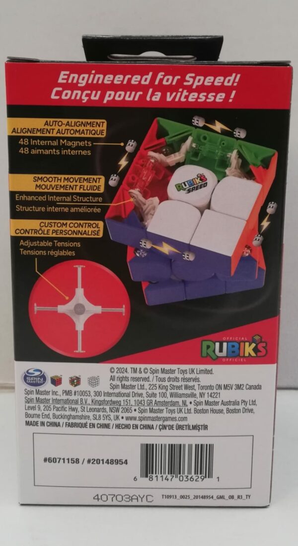 Il Cubo di Rubik's, Rubik's  3x3 Speed REFRESH, Spin Master 6071158 - immagine 3