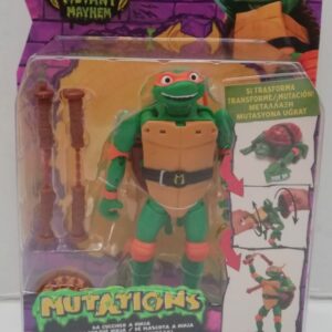 Tartarughe Ninja, Michelangelo Trasformabile 15 cm, Giochi Preziosi TU838000