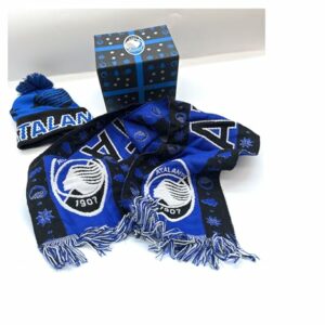 TOYSGIOCATTOLI Kit Sciarpa e berretto taglia unica squadra del cuore - Juveee - Atalantaaa - Bolognaaa - Fiorentinaaa -