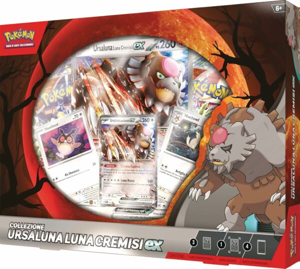 Pokemon EX Box Ursaluna Luna Cremisi EX in italiano