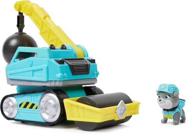 Rubble & Crew, Veicolo di Motor con palla demolitrice e rullo, Spin Master 6069659 - immagine 3