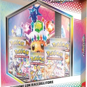 Pokemon Evoluzioni Prismatiche Collezione con Raccoglitore dell’espansione Scarlatto e Violetto in italiano