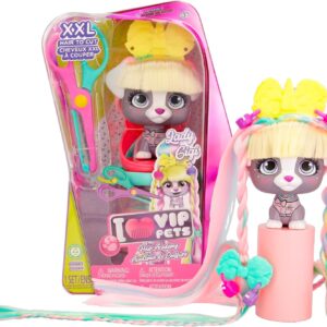 VIP Pets Hair Academy Lady Gigi - Collezionabili Cagnolini con i Capelli XXL , IMC Toys 715288
