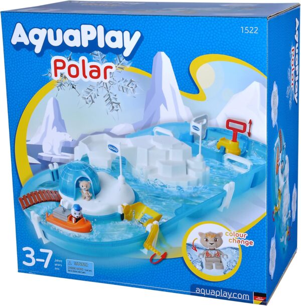 AquaPlay Polar Waterway, playset Icebearg gioco con acqua , Simba 8700001522