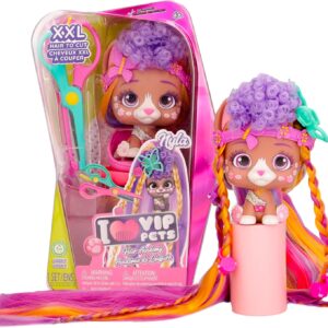 VIP Pets Hair Academy Nyla - Collezionabili Cagnolini con i Capelli XXL , IMC Toys 715271
