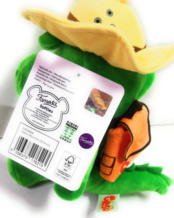 Grisù il Draghetto Guardia Forestale, morbido peluche 20 cm circa - Grandi Giochi GRP00000 - immagine 2