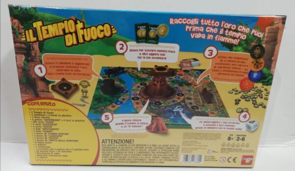 Rocco Giocattoli - Tempio di Fuoco,gioco da tavolo, 90205 - immagine 4