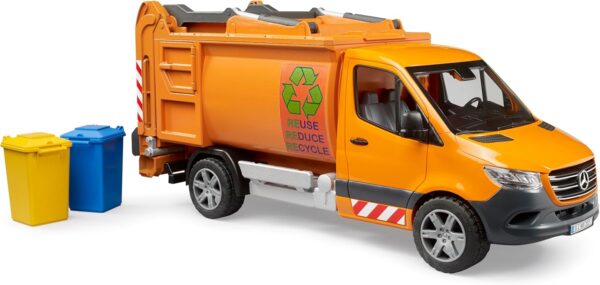 Bruder 02682 - MB Sprinter veicolo municipale per la raccolta dei rifiuti - scala 1/16