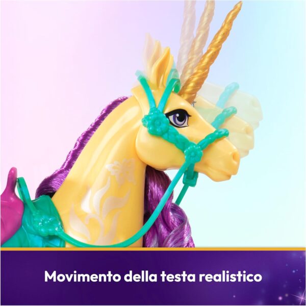 Unicorn Academy, Cavallo Unicorno Leaf 28 cm, Spin Master 6067325 - immagine 2