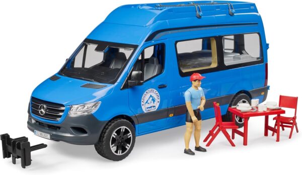 Bruder 02684 - MB Sprinter Camper con autista e accessori - scala 1/16 - immagine 3