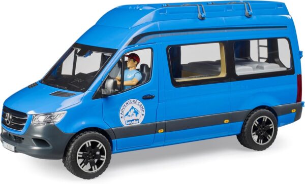 Bruder 02684 - MB Sprinter Camper con autista e accessori - scala 1/16 - immagine 2