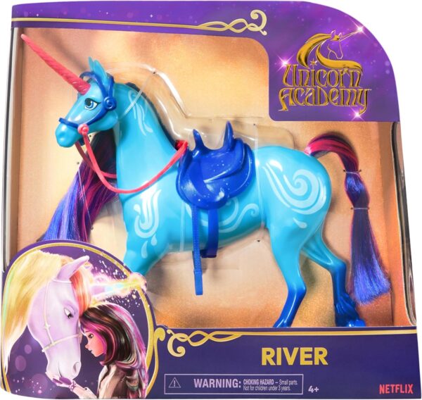 Unicorn Academy, Cavallo Unicorno River 28 cm, Spin Master 6067376