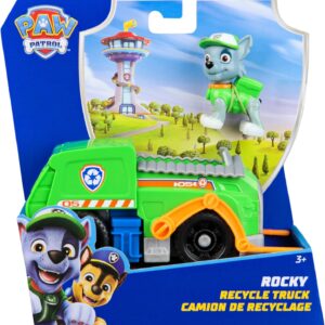 Paw Patrol Veicolo Camion per la Raccolta di Rifiuti di Rocky, Spin Master 6071213
