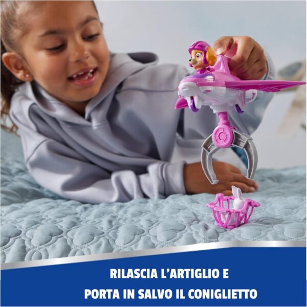 Paw Patrol Air Rescue, Jet Aereo di salvataggio di Skye, Spin Master 6071229 - immagine 3