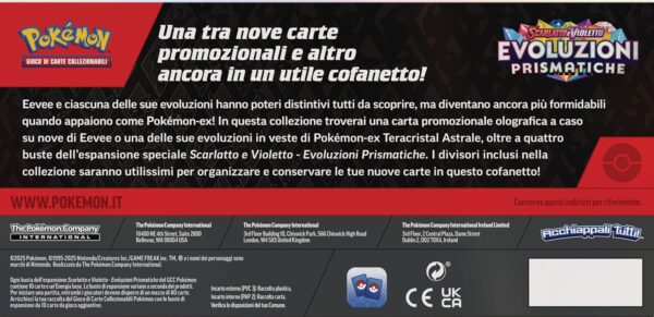 Pokémon, collezione sorpresa dell’espansione Scarlatto e Violetto - Evoluzioni Prismatiche, edizione italiano del 2025 - immagine 3