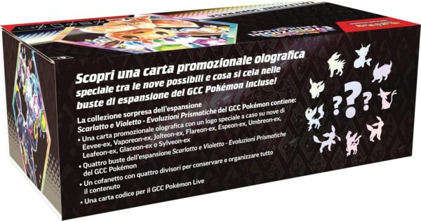 Pokémon, collezione sorpresa dell’espansione Scarlatto e Violetto - Evoluzioni Prismatiche, edizione italiano del 2025 - immagine 2